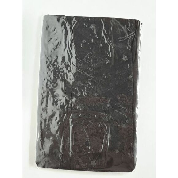 ⭐ Astrology Zodiac Constellations Tattoo Printed Black Sheer Nylon Tights NEW - Picture 10 of 16